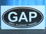 GAP Oval Sticker